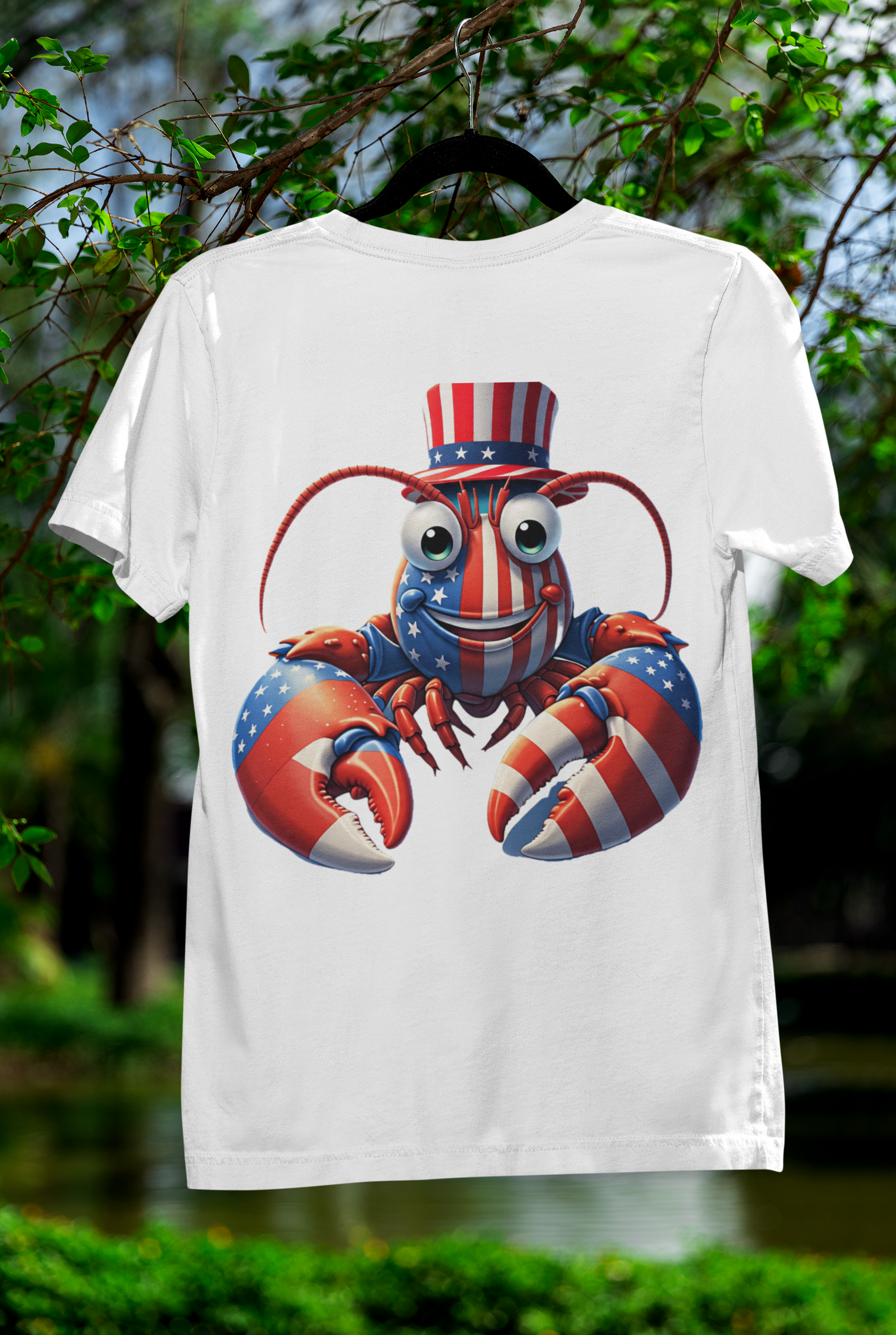 American Flag Lobster - Character Only
