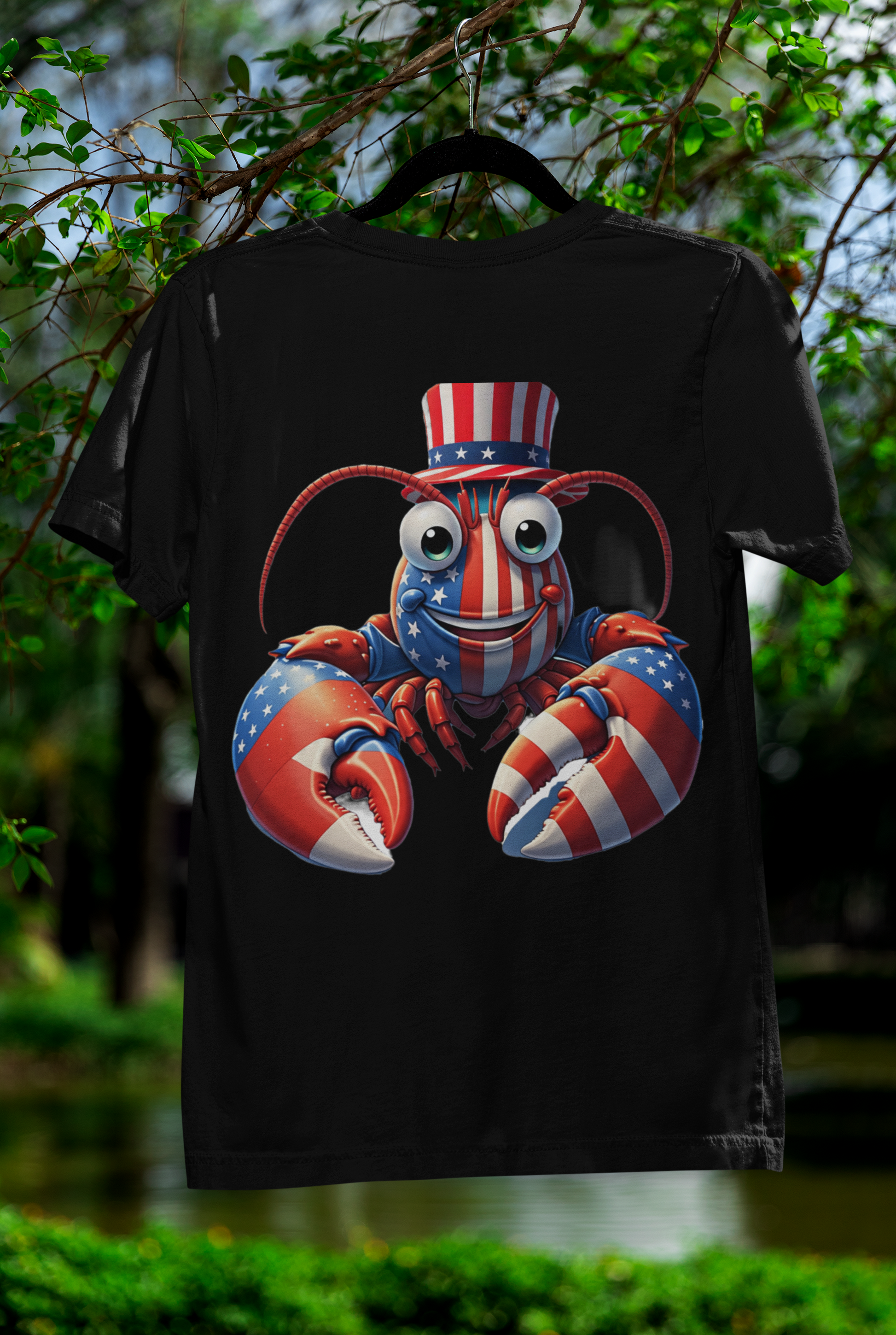 American Flag Lobster - Character Only